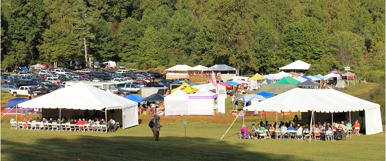 tents 1 and 2 distant